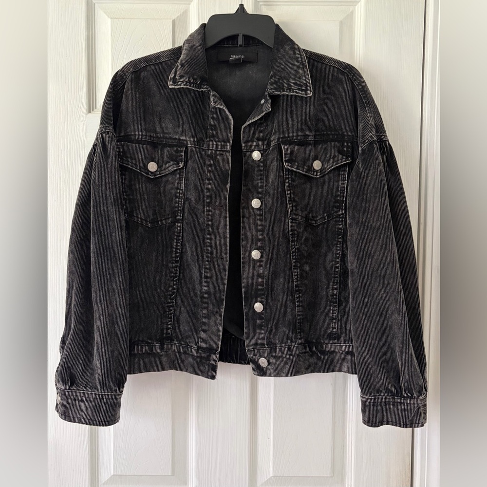 Forever 21 Black Denim Jacket